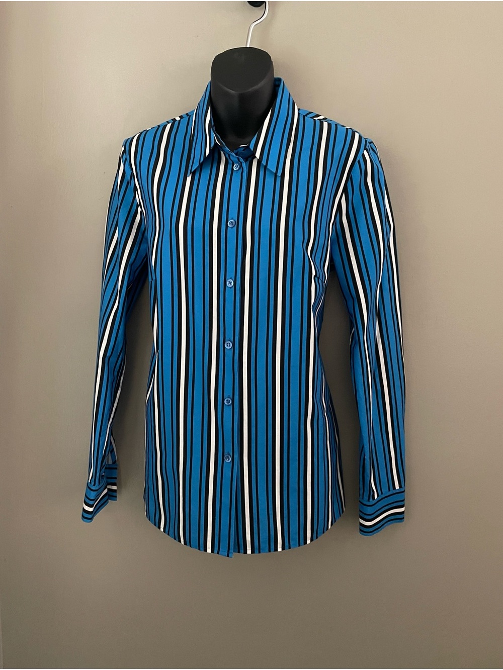 Escada Striped Button Down Shirt